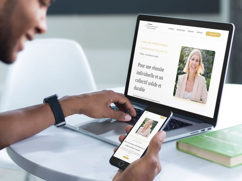 Refonte du site web LR Process - Création du design, photographie et développement